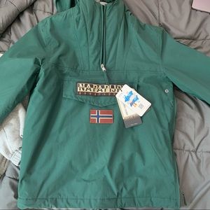 Napapijri forest green jacket
